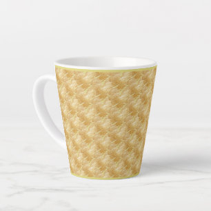 Caneca De Café Latte Thread de Dourada lata-lata
