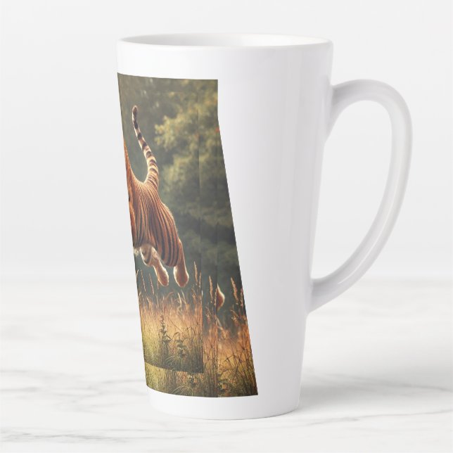 Caneca De Café Latte Tigre (Direita)