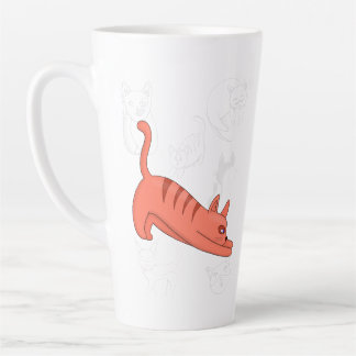 Caneca De Café Latte Time to Stretch Two-Tone Coffee Mug Teapot