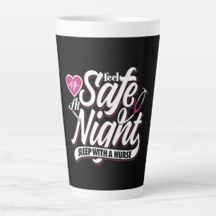 Caneca De Café Latte Tipografia da Cotação de Enfermagem