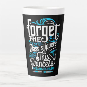 Caneca De Café Latte Tipografia da Cotação de Enfermagem