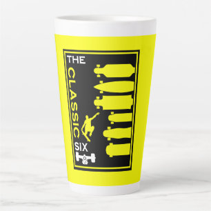 Caneca De Café Latte Tipos de skate
