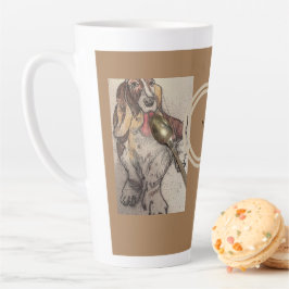 Caneca De Café Latte Tiraram O Creme