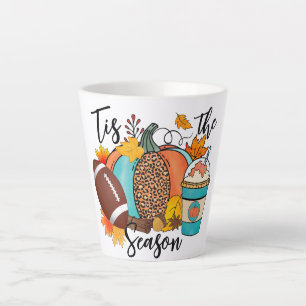 Caneca De Café Latte Tis The Season Queda Rugby