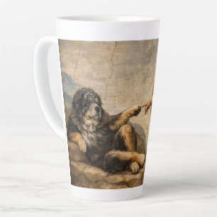 Caneca De Café Latte Tocando o Divino