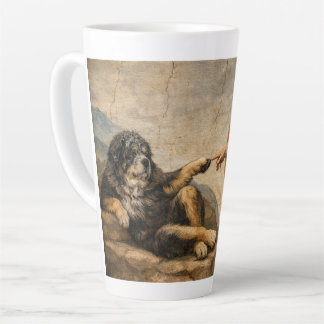 Caneca De Café Latte Tocando o Divino