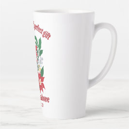 Caneca De Café Latte Todo Bom e Perfeito Presente – Tiago 1:17 Natal