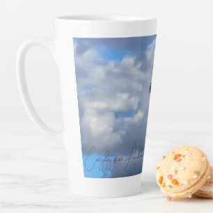 Caneca De Café Latte Todos os dias é uma Adventure Hotair Balloon Mug