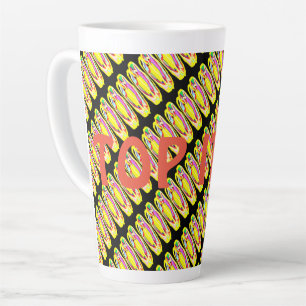 Caneca De Café Latte Top It Up Bebe Ahoy Sailor