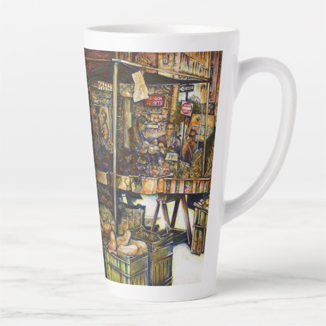 Caneca De Café Latte Torna a criatividade ainda mais brilhante (Direita)