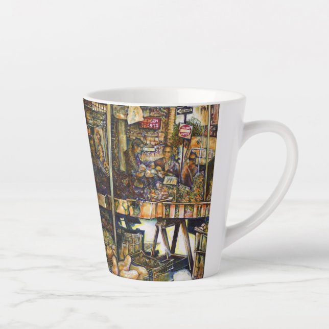 Caneca De Café Latte Torna a criatividade ainda mais brilhante (Direita)