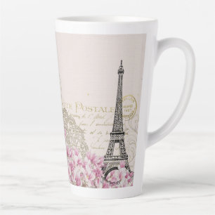 Caneca De Café Latte Torre Eiffel Melhor Destino de Casamento Paris Eur