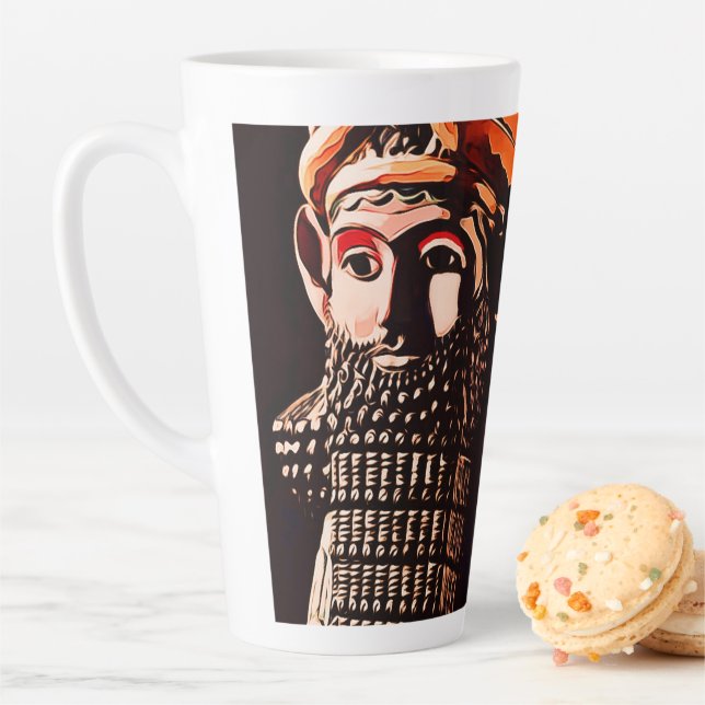 Caneca De Café Latte trabalho de arte de lamaçu (In Situ)