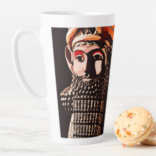 Caneca De Café Latte trabalho de arte lamaçu