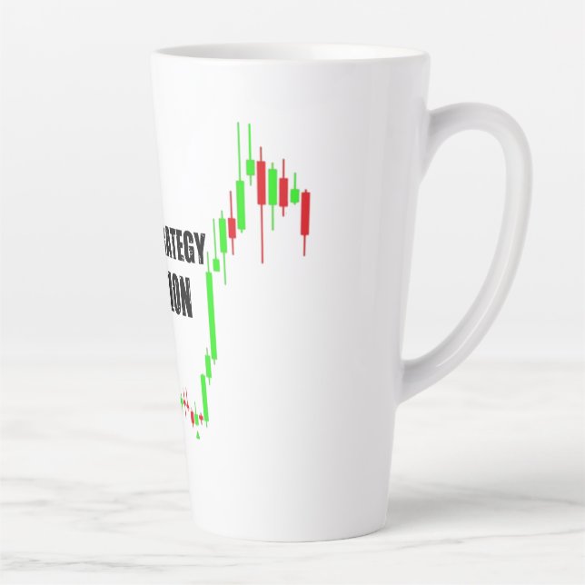 Caneca De Café Latte Trader Latte do Forex Day (Direita)