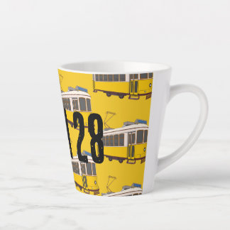 Caneca De Café Latte Trama de Lisboa 28 Latte Mug