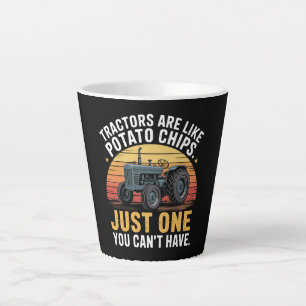 Caneca De Café Latte Tratores São Como Batatas Fritas
