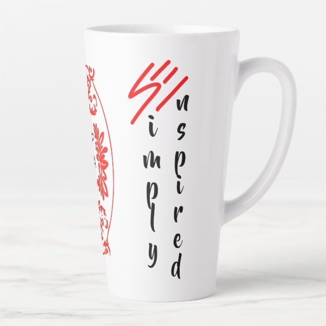 Caneca De Café Latte Trava-lama "A Cup at a Time" (Direita)