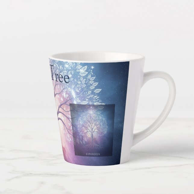 Caneca De Café Latte Tree of Life (Direita)