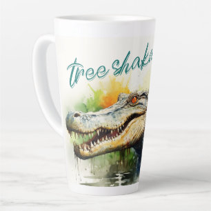 Caneca De Café Latte Tree Shaka"