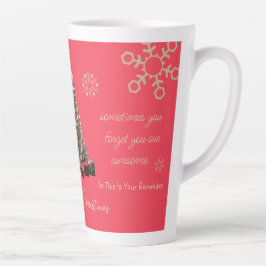 Caneca De Café Latte Trendy Você É Um Feliz Natal