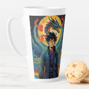 Caneca De Café Latte Tributo a Akira Toriyama