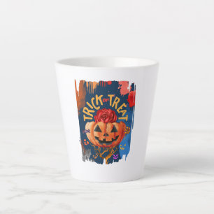 Caneca De Café Latte Trick or Treat