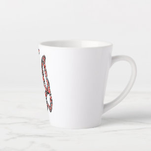 Caneca De Café Latte Trident Trident Nacional Ucraniano trizub estiliza