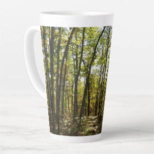 Caneca De Café Latte Trilha Appalachian em outubro em Shenandoah