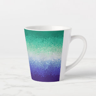 Caneca De Café Latte Trippy Ripply Funky Boho MLM Homens que Amam Homen