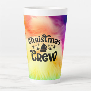 Caneca De Café Latte Tripulação de Natal