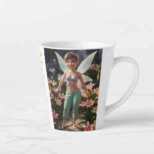 Caneca De Café Latte Trout Lily Flower Fairy