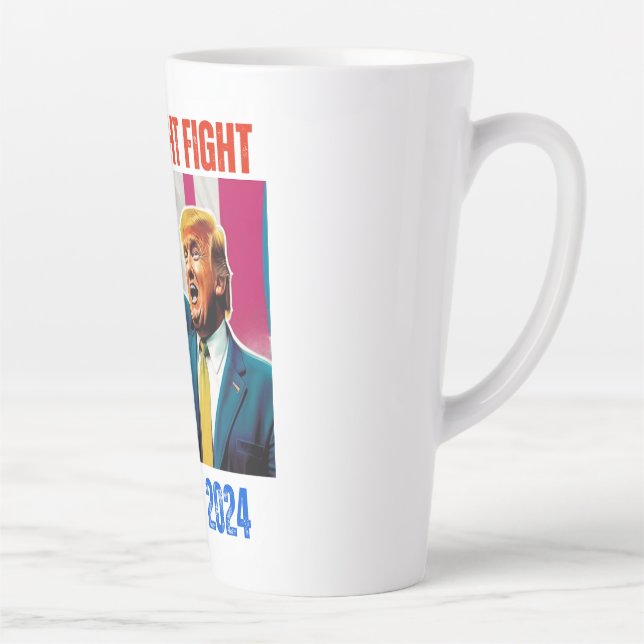 CANECA DE CAFÉ LATTE TRUMP 2024 LUTA CONTRA A LUTA (Direita)