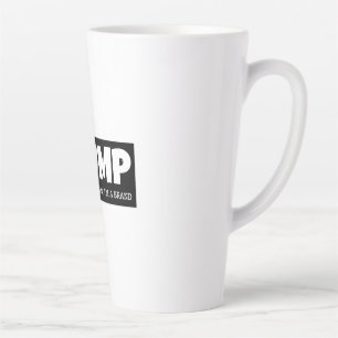 CANECA DE CAFÉ LATTE TRUMP- EU NÃO SOU POLÍTICO, SOU UMA MARCA