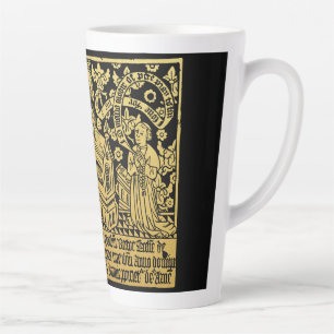 Caneca De Café Latte Tudor Brass Anunciando Mary Angel