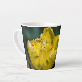 Caneca De Café Latte Tulipa Amarela