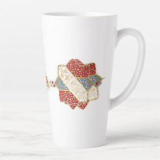 Caneca De Café Latte Turkish design elegant Eid Mubarak 