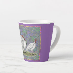 Caneca De Café Latte Turquia: Pastel Holandês Branco