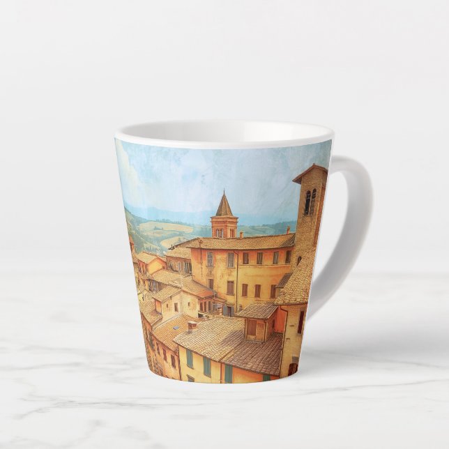 Caneca De Café Latte Tuscan Latte Mug (Ângulo direito)