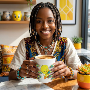 Caneca De Café Latte Tweety