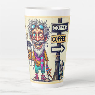 Caneca De Café Latte Ugly Coffee Humerous Mug, 11 oz