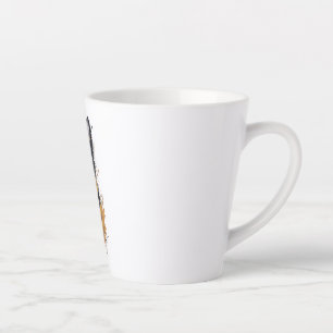 Caneca De Café Latte Um cachorro bonito Border Collie