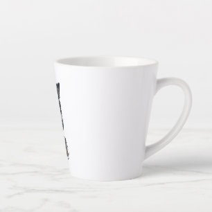 Caneca De Café Latte Um cachorro bonito Border Collie