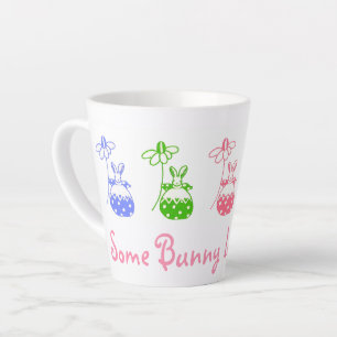 Caneca De Café Latte Um Coelhinho Te Ama! Latte Mug