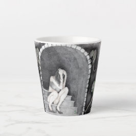Caneca De Café Latte "Um dia com seus demônios"