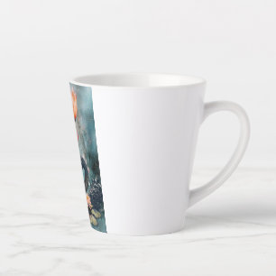 Caneca De Café Latte Um Momento Mágico Compartilhado Entre Amigos