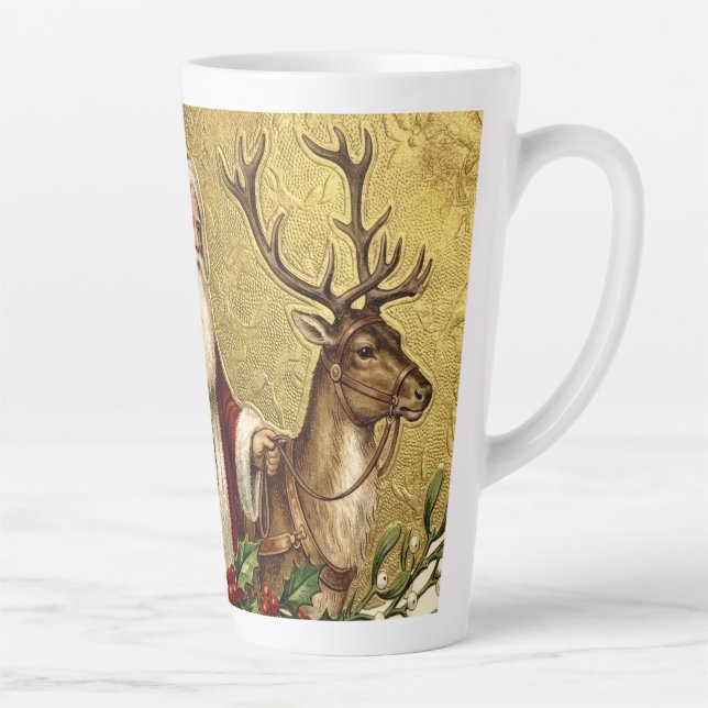 Caneca De Café Latte Um Natal Feliz (Direita)
