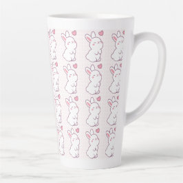 Caneca De Café Latte Um Pequeno Coelho Feito de Sentimentos