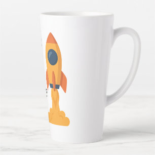 Caneca De Café Latte Um pequeno passo - Motivacional