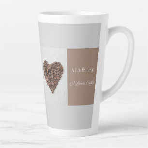 Caneca De Café Latte Um Pouco de Amor Um Pouco de Café, Presente para A